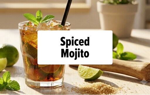 Spiced Mojito: dooklikplaatje naar cocktailpagina